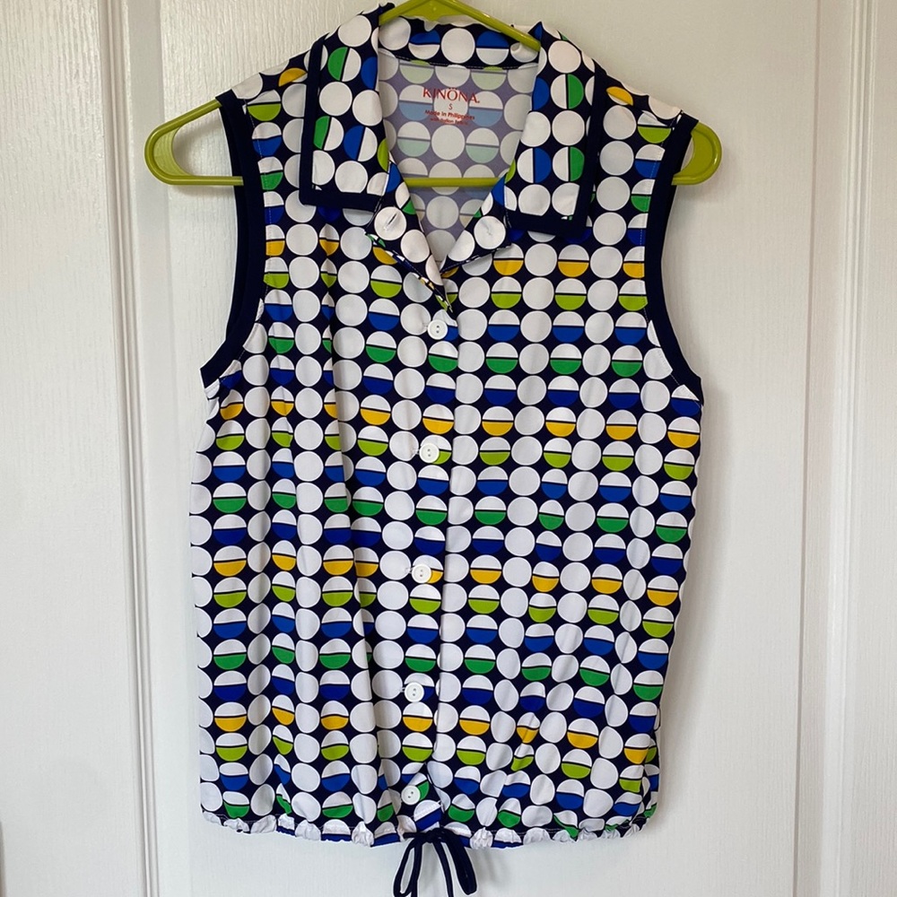 Kinona Sleeveless Golf Top